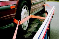 lashing equipment for cars
